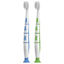Colgate Zero Kids Toothbrush with Extra Soft Bristles and Suction Cup Holder, BPA Free - 2 Count Colgate Store