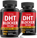 DHT Blocker for Men | Extra Strength Saw Palmetto & Biotin Hair Growth Supplement - Hair Growth Vitamins - Hair Regrowth - Natural Hair Loss Supplements for Men - Proprietary Herbal Blends,1 Pack Infinity Warehouse