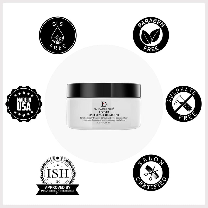 De Fabulous Reviver Hair Repair Treatment Treatment 8.5 oz De Fabulous