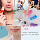 50PCS 10ml Black Lip Gloss Tubes Empty Clear Lip Balm Containers Refillable Soft Cosmetic Squeeze Tubes for Lip Gloss Base Glitter Pigment Powder 2 Syringes + Tag Labels Stickers by AMORIX AMORIX