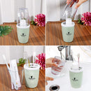Toothbrush Cup Portable Toothbrush Holder Multifunction Travel Cup Organizer Toothbrush Case and Carrier for Bathroom School Business Trip (Green) Jeopace
