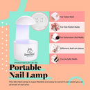 Beetles Nail Tips and Glue Gel Nail Kit, 2 In 1 Nail Gel and Base Gel with 500Pcs Coffin Nails Tips and LED Lamp DIY Nail Art Acrylic Nail Kit Easy Nail Extension Set beetles Gel Polish