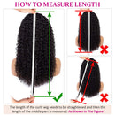 Iris Queen Kinky Curly Human Hair Wigs for Black Women 4x4 Lace Closure Wigs Human Hair 9A Brazilian Hair Wig Pre Plucked with Baby Hair 150% Density (26 inch) Iris Queen