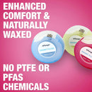 DrTung's Smart Floss - Natural Floss, PTFE & PFAS Free Floss, Gentle on Gums, Expands & Stretches, BPA Free Floss - Natural Dental Floss Cardamom Flavor (Pack of 6) drTung's