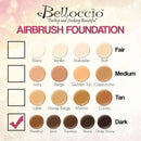 Belloccio's Professional Cosmetic Airbrush Makeup Foundation 1/2oz Bottle: Java- Dark with red and Olive Undertones Belloccio