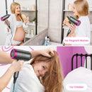 Ionic Hair Dryer, CONFU 1800W Portable Lightweight Blow Dryer, Fast Drying Negative Ion Hairdryer Blowdryer, 3 Heat Settings & Infinity Speed, with Diffuser and Concentrator Nozzle for Home & Travel CONFU