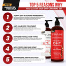 DHT Blocker Shampoo and Conditioner for Hair Loss With Biotin For Men, Women, Anti-Hair Loss Treatment, Rosemary Leaf Oil and Asparagus Extracts, for Thinning Hair (Shampoo and Conditioner) Infinity Warehouse