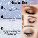 Coosa 2PCS Diamond Self-adhesive Eyeliner Pen Magnetic Eyeliner Kit Quick-Drying Waterproof Longlasting Liquid Eyeliner No Glue Needed (A) Coosa beauty