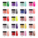 AZUREBEAUTY 20 Colors Rainbow Candy Glitter Dipping Powder Nail Starter Kit Acrylic Dipping Powder System Essential Kit for French Nail Manicure Nail Art Set AZUREBEAUTY Store