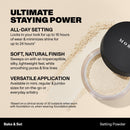 Morphe Jumbo Bake & Set Translucent Setting Powder - Lightweight, Talc-Free Finishing Powder for Face Makeup with a Soft, Natural Finish - Minimizes Shine for Up to 24HR - Translucent (0.62 oz) Infinity Warehouse