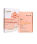 Karuna Brightening+ Facial Sheet Mask: Visibly Reduce the Look of Dark Spots, Natural Fiber Sheet Mask, 4 Count Karuna