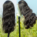 Body Wave Human Hair Wigs for Black Women 4x4 Lace Closure Wig Brazilian Human Hair Pre Plucked with Baby Hair 150% Density Natural Hair Line 14 inch Daenerys