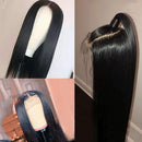 AYIYI Lace Front Wigs Straight Human Hair Wigs For Black Women 4x4 Lace Front Wigs Virgin Human Hair Pre Plucked 150% Density With Baby Hair 26inch AYIYI