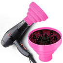 Universal Collapsible Hair Dryer Diffuser Attachment- Salon Grade tool ,Lightweight Foldable Portable Travel Folding Design Fit Most of blow Dryers-PinkPink WAJIAYON