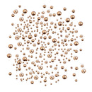 AD Beads 4300 Pieces Flat Back Nail Art Rhinestones Round Beads 6 Sizes (2-6.5mm) with Storage Organizer Box,Rhinestones Picking Pen for Nail Art Phone Decorations Crafts DIY (Smoked Topaz) AD Beads