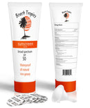 Hidden Alcohol Flask - XL 10oz Sunscreen Flask Lets You Take Booze Anywhere Includes FREE Funnel and Leak-Proof Safety Seals by Classy Wino - Set of 2 Jokel
