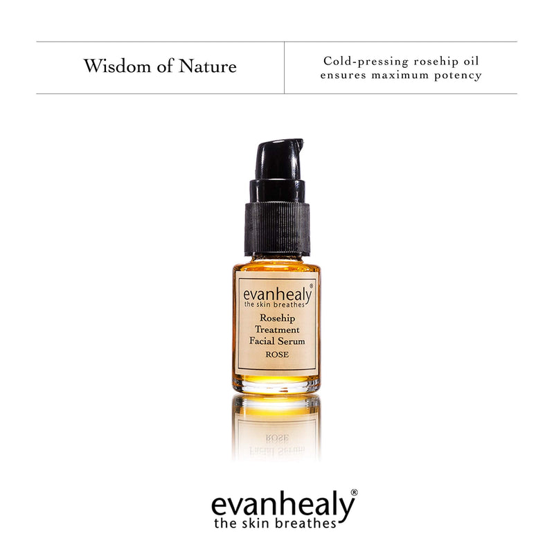 evanhealy Rosehip Facial Serum - Moisturizing & Plumping - All-Natural Hydrosols & Essential Oils - Damaged & Sensitive Skin evanhealy