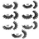 DYSILK 7 Pairs 6D Mink Eyelashes Faux Fluffy Long Dramatic False Eyelashes Luxurious Volume Natural Fake Eyelashes Thick Extension Handmade Eyelashes Makeup Reusable Lashes 7 Styles Mixed(005) DYSILK Store
