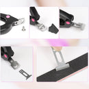 New Acrylic Adjustable Nail Clipper,Artificial Fake Stainless Steel Nail Trimmer,JASSINS False Nail Art Manicure Project (Black) JASSINS
