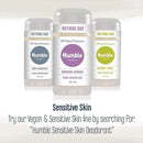 Humble Brands All Natural Aluminum Free Deodorant Stick for Women and Men, Lasts All Day, Safe, and Certified Cruelty Free, Ylang Ylang, Pack of 1 Humble