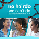 BunzeeBands Adjustable Length Hairband | Long Cushioned Headband Ties for Women with Thick, Braided, Kinky, Curly, Natural Hair | Extra Stretchy, No-Slip Design (Black 1-Pack) Bunzee Bands