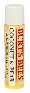 Burt's Bees 100% Natural Moisturizing Lip Balm, Coconut & Pear with Beeswax & Fruit Extracts - 1 Tube Burt's Bees