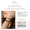By Lilla Downtown Mini Stack Elastic Hair Ties and Bracelets | Set of 5 Hair Tie-Bracelets | Hair Accessories for Women | No Crease Hair Ties & Women’s Bracelets (Black / Gold / Nude / Brown) By Lilla