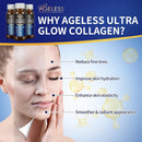 Ageless Anti Aging Collagen Liquid - Marine Collagen, Turmeric, Glutathione, and Rosa Roxburghi - 50 ml (10 Count) Infinity Warehouse