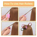 Hair Rollers,12 Pack Self Grip Hair Curlers,Self Grip Rollers for Hair,Salon Hairdressing Curlers for Women,DIY hairstyle (Large) Bevisun