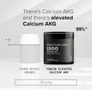 Toniiq 1500mg Ultra High Purity Ca AKG Supplement - 99%+ Highly Purified and Bioavailable Calcium Alpha-Ketoglutarate - Calcium AKG Longevity Supplement - 120 Ca-AKG Vegetarian Capsules Infinity Warehouse