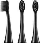 BURST Replacement Electric Toothbrush Heads for BURST Sonic Toothbrush, Charcoal Bristles, Deep Clean, Healthier Smile, 3pk (Black) Burst