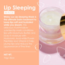 Winky Lux Lip Sleeping Mask | Overnight Moisturizer Treatment with Murumuru Butter, Hyaluronic Acid & Peptides Winky Lux