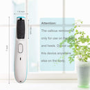 Electric Foot Callus Remover, Rechargeable Foot File Callus Remover with LED Light, Dead Skin Remover for Feet, Professional Pedi Foot Care Pedicure Tools for Women Men Hard Cracked Dry Skin (Blue) AM 8:00