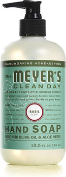 MRS. MEYER'S CLEAN DAY Hand Soap, Made with Essential Oils, Biodegradable Formula, Lavender, 12.5 fl. oz - Pack of 3 Infinity Warehouse