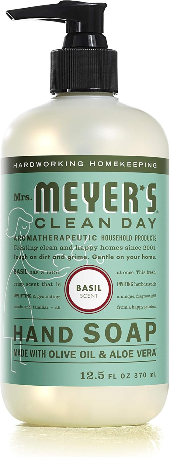 MRS. MEYER'S CLEAN DAY Hand Soap, Made with Essential Oils, Biodegradable Formula, Lavender, 12.5 fl. oz - Pack of 3 Infinity Warehouse
