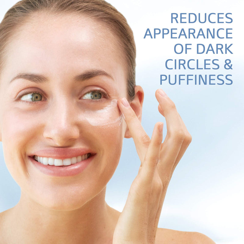 CETAPHIL Deep Hydration Refreshing Eye Serum | 0.5 fl oz | 48Hr Hydrating Under Eye Cream to Reduce the Appearance of Dark Circles | With Hyaluronic Acid, Vitamin E & B5 (Packaging May Vary) Cetaphil