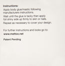 Mettoo Tinsel Body Foil, 50 Count Mettoo