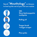 Mouthology Coconut Oil Pulling for Teeth and Gums 8oz (Made in USA), Whitening Pulling Oil Coconut Mint Mouthwash for Fresh Breath Ayurvedic Oil Pulling Mouth Gum Health Oral Care Scraper Oral Care Infinity Warehouse