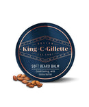 King C. Gillette Soft Beard Balm, Deep Conditioning with Cocoa Butter, Argan Oil and Shea Butter King C. Gillette