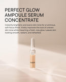 BABOR Perfect Glow Ampoule Serum Concentrates, Perfection Peptide P3 and Glow Pigments to Plump and Even Skin Tone, Brighten and Revitalize Dull and Dry Skin Infinity Warehouse