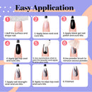 Beetles Chrome Nail Powder Kit Black White Colors Gel Polish Mirror Effect Holographic Aurora Iridescent Pearlescent Manicure Art Decoration Glitter, Holo Nail Powder 8 Colors 1g or 0.5g/Jar beetles Gel Polish