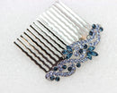 Faship Gorgeous Navy Blue Floral Hair Comb Faship
