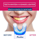 Teeth Whitening Kit with LED Light at Home for Sensitive Teeth,Professional Tooth Whitener with 2xDouble-sided Silicone Mouth Tray,10xTeeth Whitening Gel,Safely and Effectively Whitens in 15 Minutes Pankoo