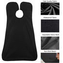 Leaflai Beard Apron, Non-Stick Shaving Hair Catcher for Men with 2 Suction Cups, Waterproof Beard Bib Cape Grooming set for Trimming, Best Christmas Gifts for Men - Black Leaflai