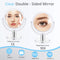 Fabuday Magnifying Makeup Mirror Double Sided, 1X 10X Magnification Mirror, Table Top Vanity Mirror for Home Bathrom, Transparent Fabuday