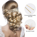 Blonde Bobby Pins,MORGLES 80Pcs U Shaped Hair Pins Blonde Hair Pins for Buns for Women Girls with Box (2.4 inch) MORGLES