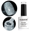 Glitter Gel Nail Polish, Gold Diamond Gelpolish Spark Shiny Nail Art Soak Off U V L E D Lacquer Gel Nail Starter Manicure Salon DIY at Home RAR82 Infinity Warehouse