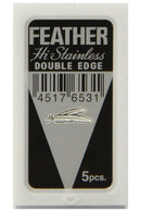 Feather Double Edge Safety Razor Blades 50 Count Feather
