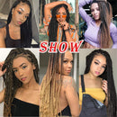 Pre-stretched Braids Hair 26 Inch 8 Packs Professional Itch Free Hot Water Setting Synthetic Fiber Ombre Yaki Texture Braid Hair Extensions 1B-30 Beyond Beauty Store