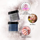 Dip Powder Nail Kit Starter, AZUREBEAUTY Blue Black 8 Colors Acrylic Dipping Powder System Essential Liquid Set with Top/Base Coat Activator Brush Saver for French Nail Art Manicure Beginner DIY Salon AZUREBEAUTY